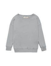 Load image into Gallery viewer, Kambia Kids Gender-Free Made in USA Recycled Bamboo Crewneck | Stone
