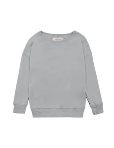 Kambia Kids Gender-Free Made in USA Recycled Bamboo Crewneck | Stone