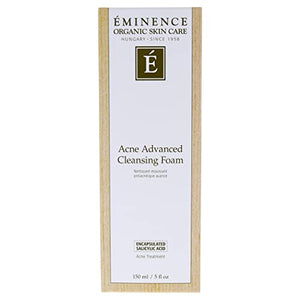 Eminence Organic Skincare 2114/EM Acne advanced cleansing foam 5 oz / 150 ml, 5.0 Ounce