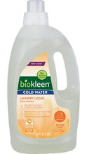 Load image into Gallery viewer, Biokleen Laundry Detergent -128 HE Loads - Citrus Essence 64 Fl Oz Concentrated, Eco-Friendly, Plant-Based, No Artificial Fragrance - Packaging May Vary
