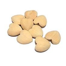 Load image into Gallery viewer, Arakierst 50pcs Natural 20mm Unfinished Wood Hearts Beads with Holes Eco-Friendly Wooden Handing Materials DIY Beading Craft Accessories
