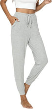 Load image into Gallery viewer, GYS Women&#39;s Lounge Pants Bamboo Joggers with Pockets Soft Loungewear, Heather Grey, Small
