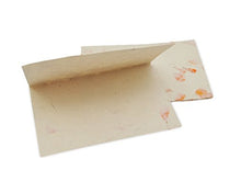 Load image into Gallery viewer, Kathmandu Valley Co. Nepali Cherish Greeting Card &amp; Envelope Box Set with Handmade Lokta Paper from Nepal, 15 Cards (Marigold)
