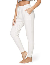 Load image into Gallery viewer, GYS Women&#39;s Bamboo Jogger Pants, White, X-Large
