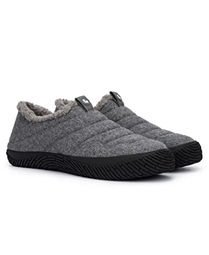 Hybrid Green Label Men's Fashion Casual Eco-Friendly Walking Recycled Wooly Sneaker, Round Toe, Wedged Rubber Outsole; Size 11