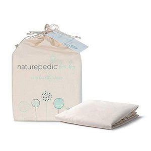 Naturepedic Organic Waterproof Baby Crib Mattress Pad, Removable Protector Pad for Baby and Toddler Beds, Fitted for Standard Crib Size