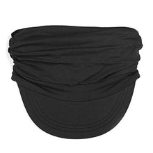 Load image into Gallery viewer, Winitas Chemo Headwear for Women Hair Loss Bamboo Cotton Black
