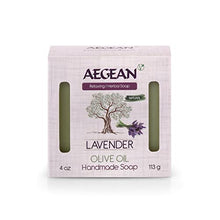 Load image into Gallery viewer, Aegean 100% Natural Bar Soap w/Organic Ingredients, Vegan Soap , Moisturizing, Handmade, Scented w/Premium Essential Oils, Body Soap Bars for Women &amp; Men

