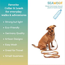 Load image into Gallery viewer, Seawoof Leash for Large Dogs - Eco Friendly Recycled Plastic Dog Training Tool - Diamonds - 1&quot; x 5&#39;
