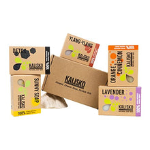 Load image into Gallery viewer, KALISKO All Natural Bar Soap for Man and Woman 5 Pack - Deep Moisturizing, Chemicals Free &amp; Handmade from Natural Organic Oils (5 Bar Set)

