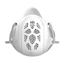 Load image into Gallery viewer, GILL Mask | Eco-Friendly Reusable Half Mask Respirator | Adjustable Strap Dust Mask | Uses Your Own Disposable Face Mask as a Filter (Adult Large, White)
