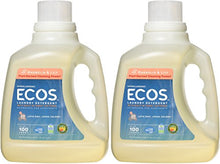 Load image into Gallery viewer, ECOS Laundry Detergent Liquid, 200 Loads - Dermatologist Tested Laundry Soap - Hypoallergenic, EPA Safer Choice Certified, Plant-Powered - Magnolia Lily, 100 Fl Oz (Pack of 2)
