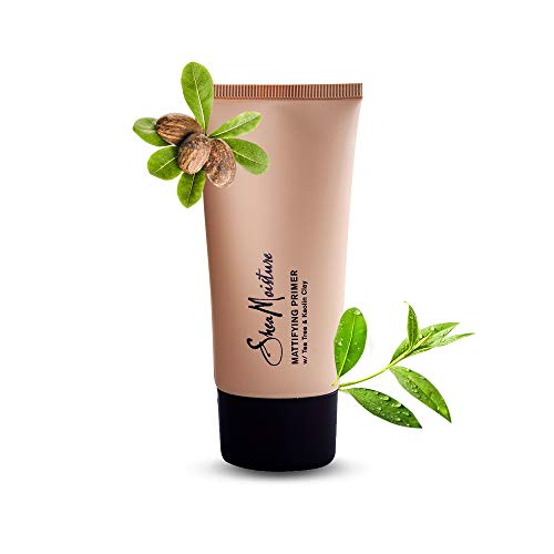 SheaMoisture Mattifying Primer - Matte Face Primer Hydrates and Balances Skin - Made with Organic Shea Butter, Tea Tree and Kaolin Clay (Good for oily, acne prone or sensitive skin) 1 Pack (1.7oz)