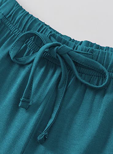 Women's Bamboo Viscose Pajama Bottoms Sleep Shorts with Pockets