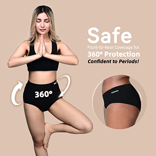 TIICHOO Womens' Postpartum Underwear Soft Bamboo Period Underwear