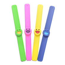Load image into Gallery viewer, Kids Essential Oil Diffuser Bracelets Kit,4-pack Eco-friendly Silicone Wristbands,with 20 Felt Refill Pads,Aromatherapy Slap Bracelets for Girls Boys Women
