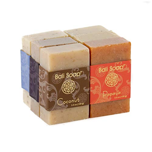 Set of 6 Natural Soap Bars Gift Set