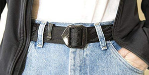 NEW Carbon Fiber Metal Free Black Belt Security Friendly Durable Rip Resistant