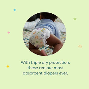 Babyganics Newborn Diapers, 32 Count, Absorbent, Breathable, Triple Dry Baby Diapers