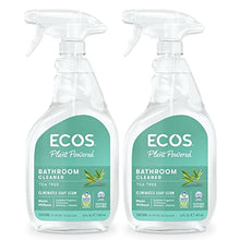 Load image into Gallery viewer, ECOS® Bathroom/Shower Cleaner with Tea Tree Oil, 22oz bottle by Earth Friendly Products ),22 Fl Oz (Pack of 2)
