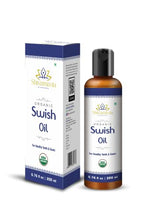 Load image into Gallery viewer, Shivamastu Ayurveda Swish Oil– Organic Oil Pulling Rinse with Coconut Oil– for Oral Health, Teeth, &amp; Gums* – 6.76 fl oz - 200ml
