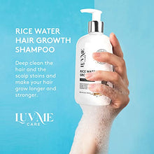 Load image into Gallery viewer, Luv Me Care Rice Water Hair Growth Shampoo With Biotin,Rice Water for Hair Growth- Hair Shampoo for Hair Growth for Thinning Hair and Hair Loss, All Hair Types, Men and Women 10 Fl Oz
