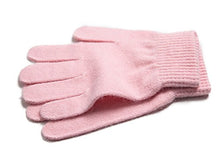 Load image into Gallery viewer, iMongol-Pure Cashmere Women Full Fingers Gloves ladies Gloves Mittens- gloves knitted (Pale Pink)
