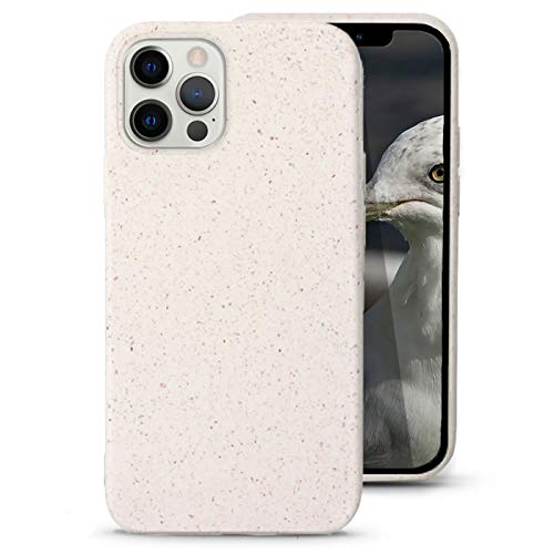 Gemi-Case - Case for iPhone 12/12 Pro - Plant Based Protector Cover - Eco Friendly (Ivory Speckled)