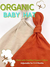 Load image into Gallery viewer, Cute New York Organic Baby Hat for Boys/Girls/Newborns/Infant Hospital Hat (Organic Pumpkin)
