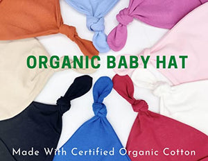Cute New York Organic Baby Hat for Boys/Girls/Newborns/Infant Hospital Hat (Organic Pumpkin)