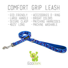 Load image into Gallery viewer, EcoBark Comfort Dog Leash Eco-Friendly Durable Heavy Duty Strap, Padded Handle for Pulling, Bright Colors - Leash Lead for Full Control When Dog Training and Walking (Nautical)
