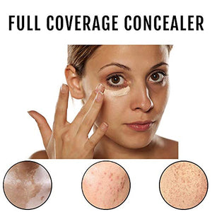 BaeBlu Organic Concealer, FULL Coverage Cover Up, 100% Natural, Made in USA, Bare Naked