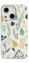 Load image into Gallery viewer, Peel The Pear Biodegradable iPhone 13 Phone case (Leaves on Beige)
