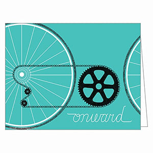 Bicycle Adventure GreenNotes Boxed Notecards, Eco-Friendly Stationery Set