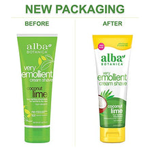 Load image into Gallery viewer, Alba Botanica Very Emollient Cream Shave, Coconut Lime, 8 Oz
