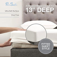 Load image into Gallery viewer, Pure Siesta Organic Cotton 5-Sided Waterproof Mattress Protector, Washable, Breathable &amp; noiseless Bed Cover (Full)
