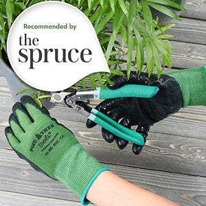 Pine Tree Tools Bamboo Gardening Gloves for Men & Women (Size Medium)