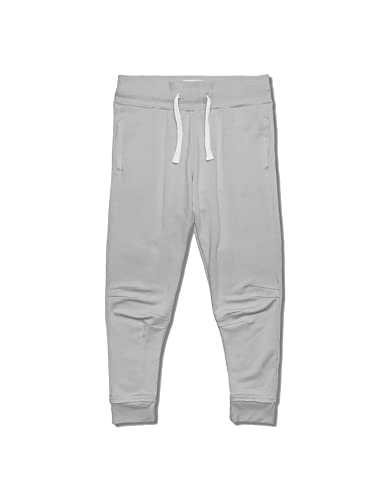 Kambia Kids Gender-Free Made in USA Recycled Bamboo Sweatpants | Stone