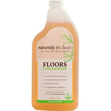 Load image into Gallery viewer, Naturally It&#39;s Clean Floor Enzyme Floor Cleaner | Safer For Pets and Kids | Powerful Plant Based Enzyme Formula Cleans Hardwood, Tile, and Floors Stain Free | 24 Gallon Rinse Free Concentrate | 1 Pack
