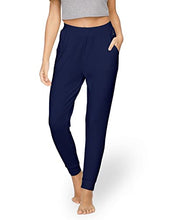 Load image into Gallery viewer, GYS Women&#39;s Lounge Pants with Pockets Lightweight Bamboo Joggers Pants Yoga Sweatpants Tapered Pajama Bottoms, Navy, XX-Large

