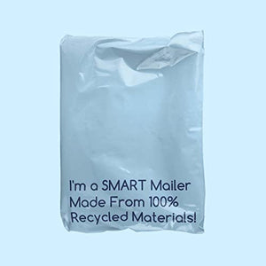 200 Count, 12x15.5 inch 100% Recycled Poly Mailers Eco Friendly Packaging Envelopes Supplies Mailing Bags 2.5 Mil Thick - SMART Mailer…
