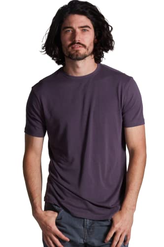 ONNOcell Bamboo T-Shirt - Men's (Tall) (Dirty Purple, Small)