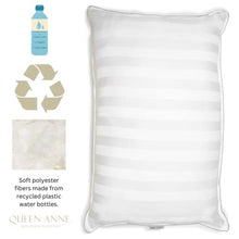 Load image into Gallery viewer, Queen Anne Earth Friendly Pillow - Eco Sleep Recycled Polyester - Sustainable Bamboo Pillow - Hypoallergenic (King)
