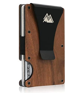 Mountain Voyage Co. Walnut Wood RFID-Blocking Slim Wallet — Tools