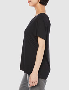 Boody Women’s V-Neck T-Shirt, Soft Comfortable Organic Bamboo Viscose, Short Sleeve Black