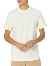 Load image into Gallery viewer, Lacoste Men&#39;s Short Sleeve Crewneck Fine Stripe Linen Blend T-Shirt, Naturel Clair/Flour, 4XL
