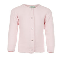Load image into Gallery viewer, Julius Berger Girls Pink Cotton - Feels Like Cashmere Cardigan
