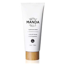 Load image into Gallery viewer, MANDA - Natural Sunscreen - Organic Mineral Sunscreen with Broad Spectrum Protection - Zinc Oxide, SPF 50 - Long Lasting Sun Block for Face and Body - Reef Safe - 3.4oz
