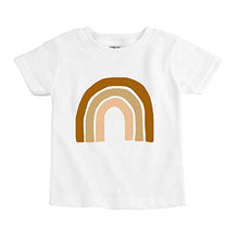 Load image into Gallery viewer, The Spunky Stork Earthy Rainbow Organic Cotton Toddler T Shirt (3T)
