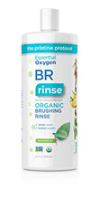 Load image into Gallery viewer, Essential Oxygen Certified BR Organic Brushing Rinse, All Natural Mouthwash for Whiter Teeth, Fresher Breath, and Happier Gums, Alcohol-Free Oral Care, Peppermint, 32 Ounce

